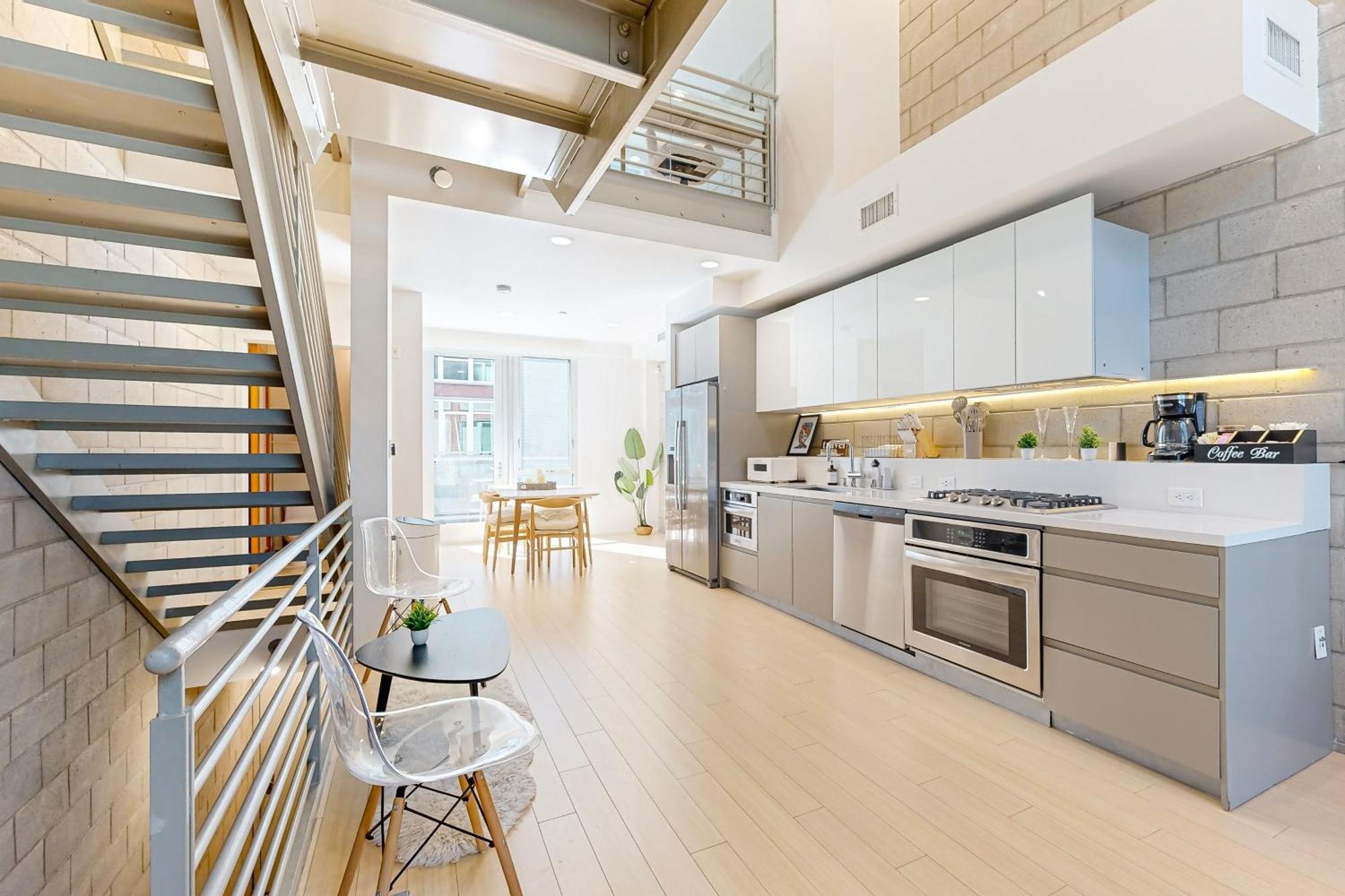 Modern Loft-Style Townhouse In 洛杉矶 外观 照片